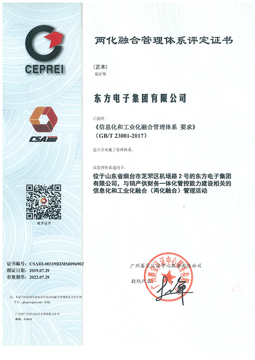 GB/T230001-2019 Certificate 